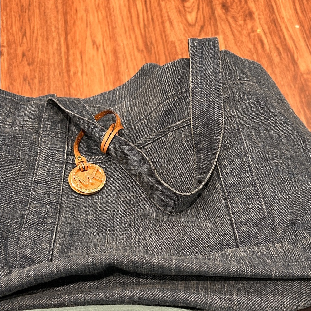 Michael Kors Denim Blue Tote